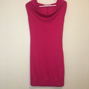 Trina Turk Pink Cowl Neck Sleeveless Dress Size 0